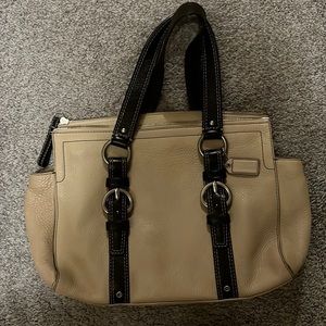 Leather Coach bag
